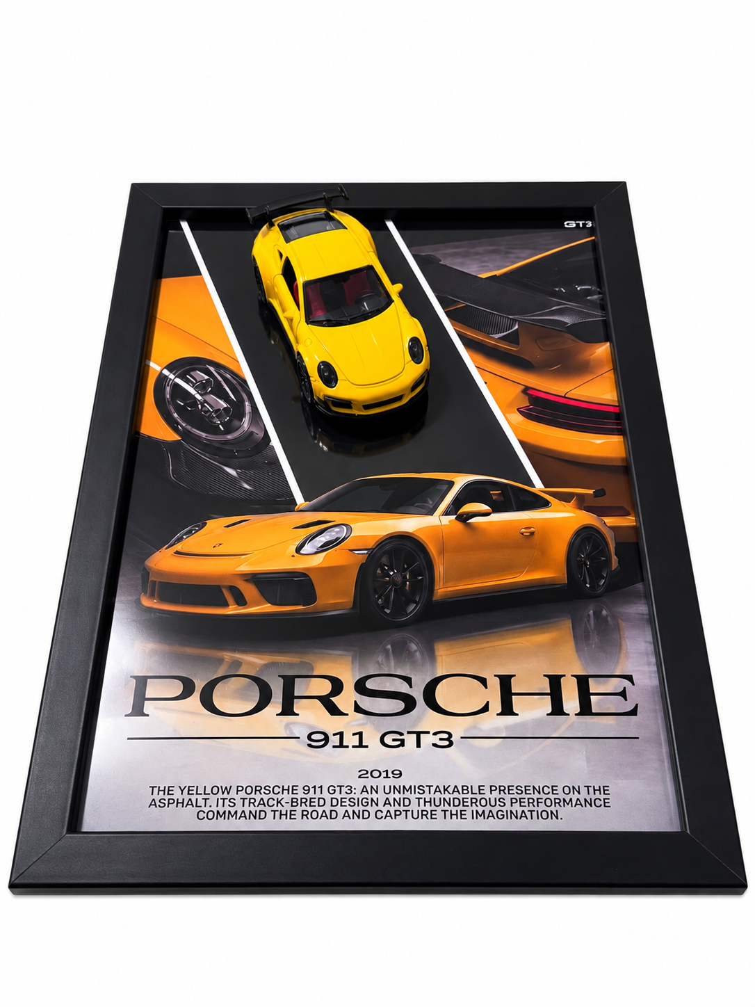 Porsche 911 GT3 RS 3D Car Frame – A4